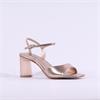 Tamaris Valenzia Block Heel Sandal - Rose Metallic