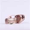 Tamaris Valenzia Block Heel Sandal - Rose Metallic