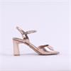 Tamaris Valenzia Block Heel Sandal - Rose Metallic