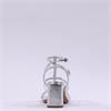 Tamaris Shanaia Strappy Block Heel - Silver