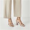 Tamaris Shanaia Strappy Block Heel - Silver