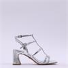Tamaris Shanaia Strappy Block Heel - Silver
