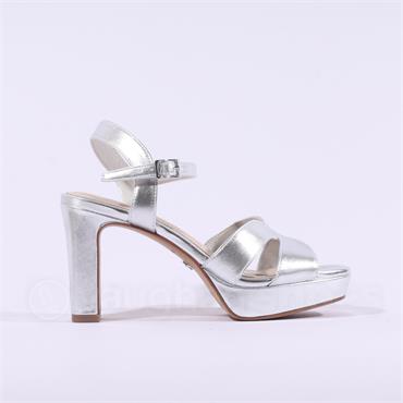 Tamaris Luzie Platform Strappy High Heel - Silver