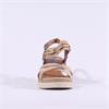 Tamaris Alis Strappy Wedge Sandal - Tan Leopard Combi