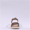 Tamaris Folla Double Velcro Strap Sandal - Leopard Print