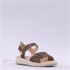 Tamaris Folla Double Velcro Strap Sandal - Leopard Print