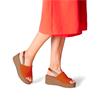 Tamaris Santini Cork Platform Slingback - Orange