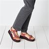 Tamaris Coneflower T Bar Platform Sandal - Dark Pink