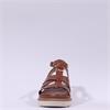 Tamaris Marguerite Strappy Wedge Sandal - Cognac