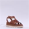 Tamaris Marguerite Strappy Wedge Sandal - Cognac