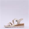 Tamaris Nirmala Strappy Wedge Sandal - Ivory