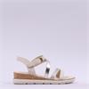 Tamaris Nirmala Strappy Wedge Sandal - Ivory