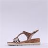 Tamaris Nirmala Cork Wedge Sandal - Bronze