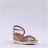 Tamaris Jette Cork Wedge Heel Sandal - Bronze