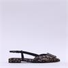 Tamaris Abril Brooch Low Slingback - Leopard Print