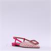 Tamaris Abril Brooch Low Slingback - Pink Combi