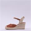 Tamaris Eloisee Closed Toe Espadrille - Cognac