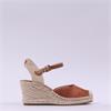 Tamaris Eloisee Closed Toe Espadrille - Cognac