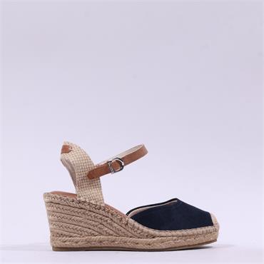 Tamaris Eloisee Closed Toe Espadrille - Navy