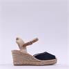 Tamaris Eloisee Closed Toe Espadrille - Navy