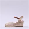 Tamaris Eloisee Closed Toe Espadrille - Nude