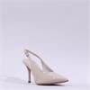 Tamaris Gabbe Pointed Slingback Heel - Beige Patent