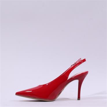 Tamaris Gabbe Pointed Slingback Heel - Red Patent