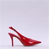 Tamaris Gabbe Pointed Slingback Heel - Red Patent