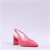 Tamaris Aquila Pointed Slingback Heel - Pink Suede