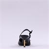 Tamaris Kora Slingback Pencil Heel - Black Leather