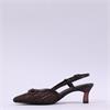 Tamaris Angatha Low Heel Weave Slingback - Mocca