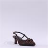 Tamaris Angatha Low Heel Weave Slingback - Mocca