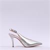 Tamaris Gabbe Pointed Slingback Heel - Platinum