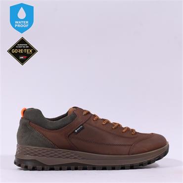 Ara Men Marino GoreTex Laced Shoe - Brown Nubuck