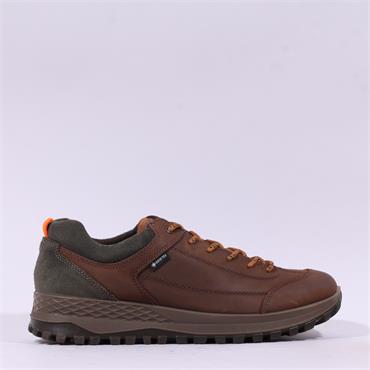 Ara Men Marino GoreTex Laced Shoe - Brown Nubuck