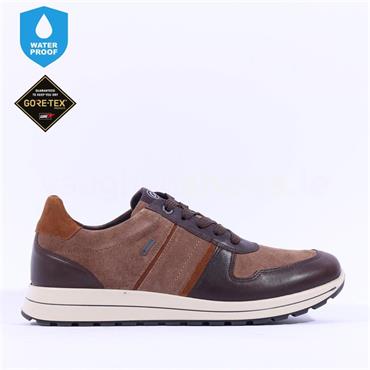 Ara Men Matteo 2.0 GoreTex Lace Trainer - Brown Combi