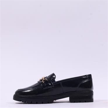 Ara Cambridge Link Loafer - Dark Navy Patent