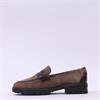 Ara Cambridge Chunky Sole Loafer - Taupe Suede