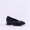 Ara Graz Block Heel Link Court - Dark Navy Suede