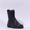 Ara Dover Zip Front Boot - Black Leather