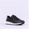 Ara Osaka 2.0 Side Zip Lace Trainer - Black Bronze