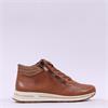 Ara Osaka Twin Zip Lace Boot - Tan Leather