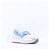 Ara Osaka Slip On Buckle Wedge - Silver Ice