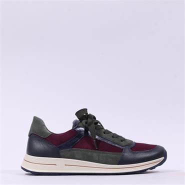 Ara Osaka 2.0 Internal Zip Multi Trainer - Navy Olive Burgundy