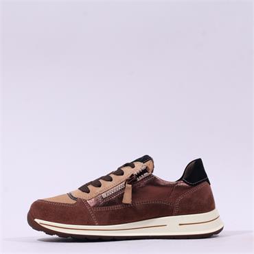 Ara Osaka 2.0 Internal Zip Multi Trainer - Tan Combi
