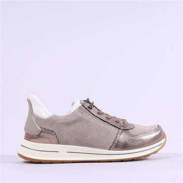 Ara Osaka 2.0 Bungee Lace Easy Slip On - Beige Combi