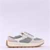 Ara New York Side Zip Laced Trainer - Beige Sage