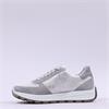 Ara New York Side Zip Laced Trainer - Grey Silver