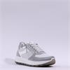Ara New York Side Zip Laced Trainer - Grey Silver
