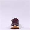 Ara New York Side Zip Laced Trainer - Merlot Cream
